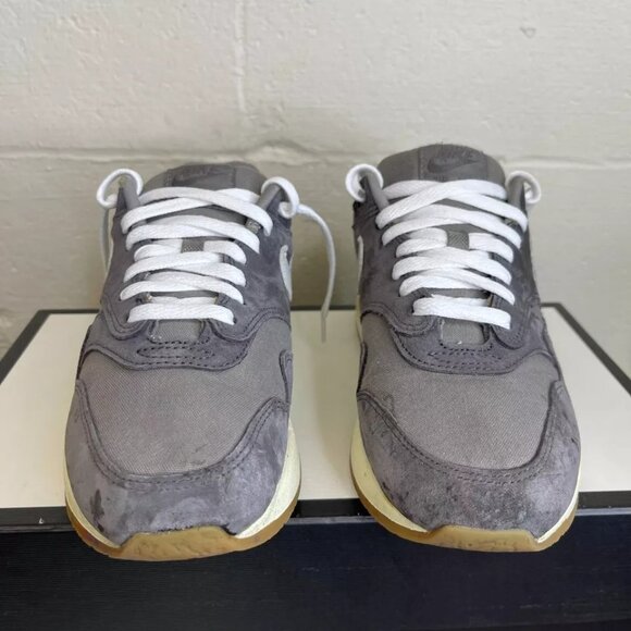 Nike Air Max 1 Premium Low Crepe Soft Grey FD5088-001 Sneakers Men's Size 7 US - Picture 1 of 12
